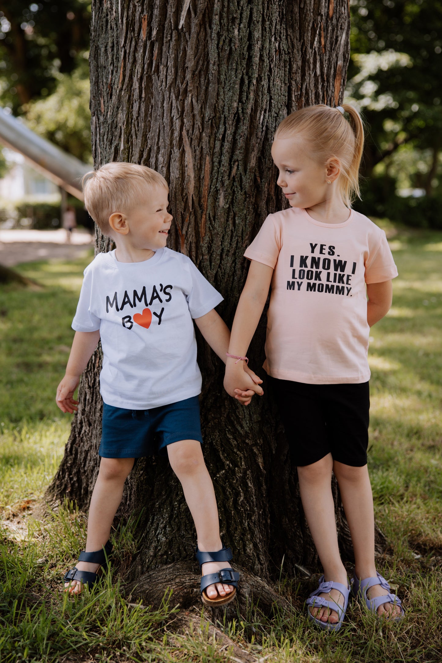 "Mama‘s Boy" T-Shirt weiß