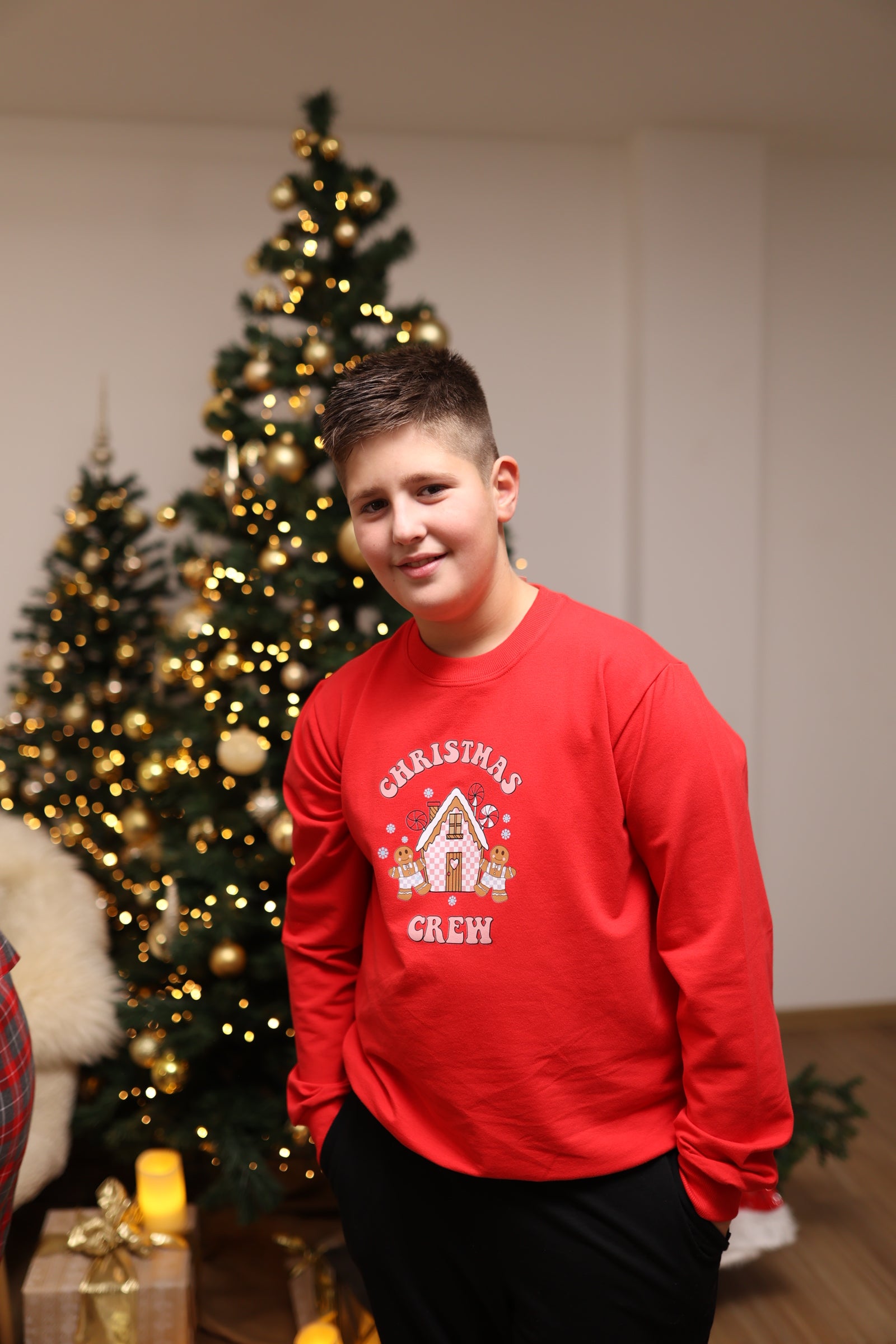 Christmas Crew Männer Sweatshirt rot