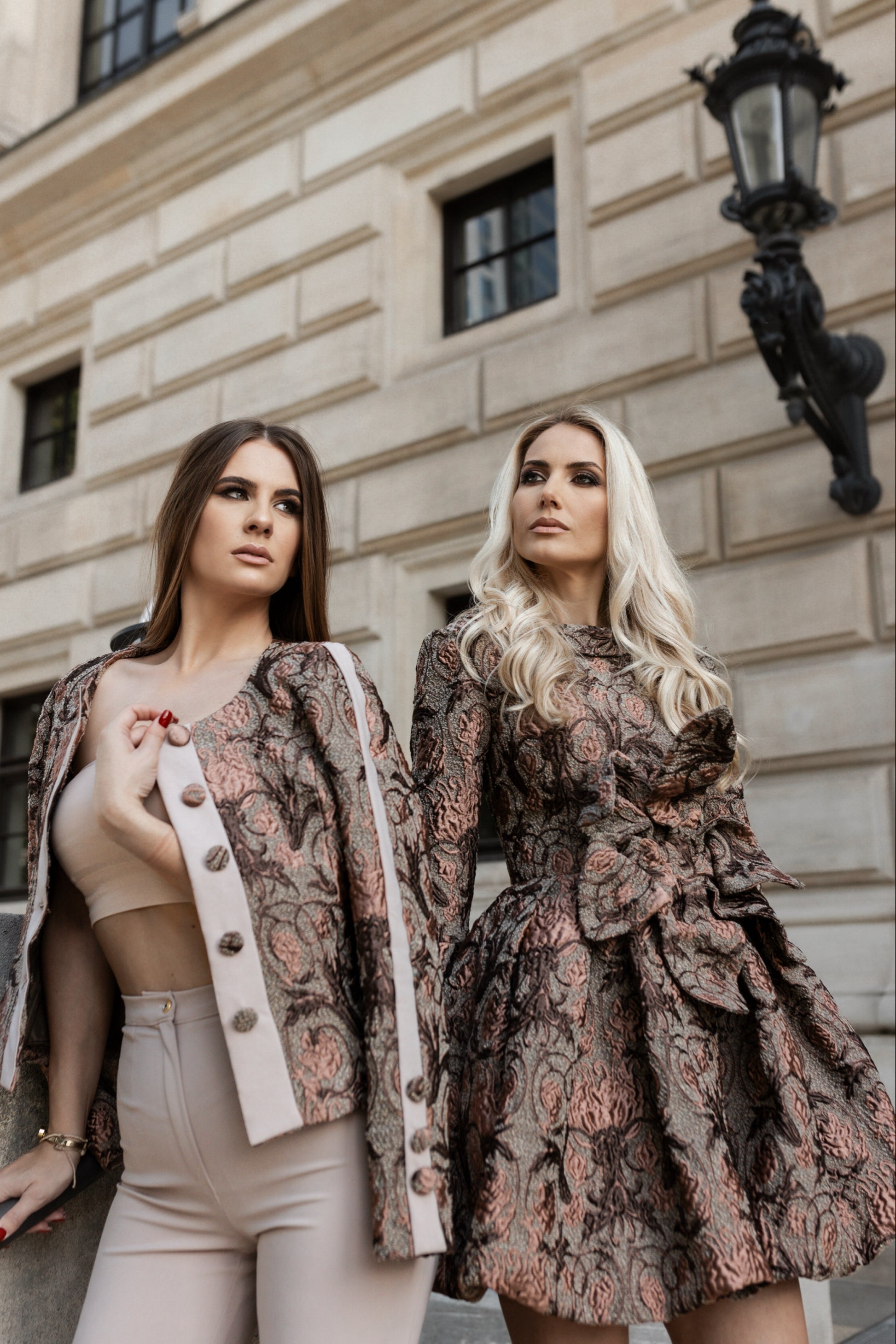 MYMAR Deisgn Mode - Blazer Blumen Unikat