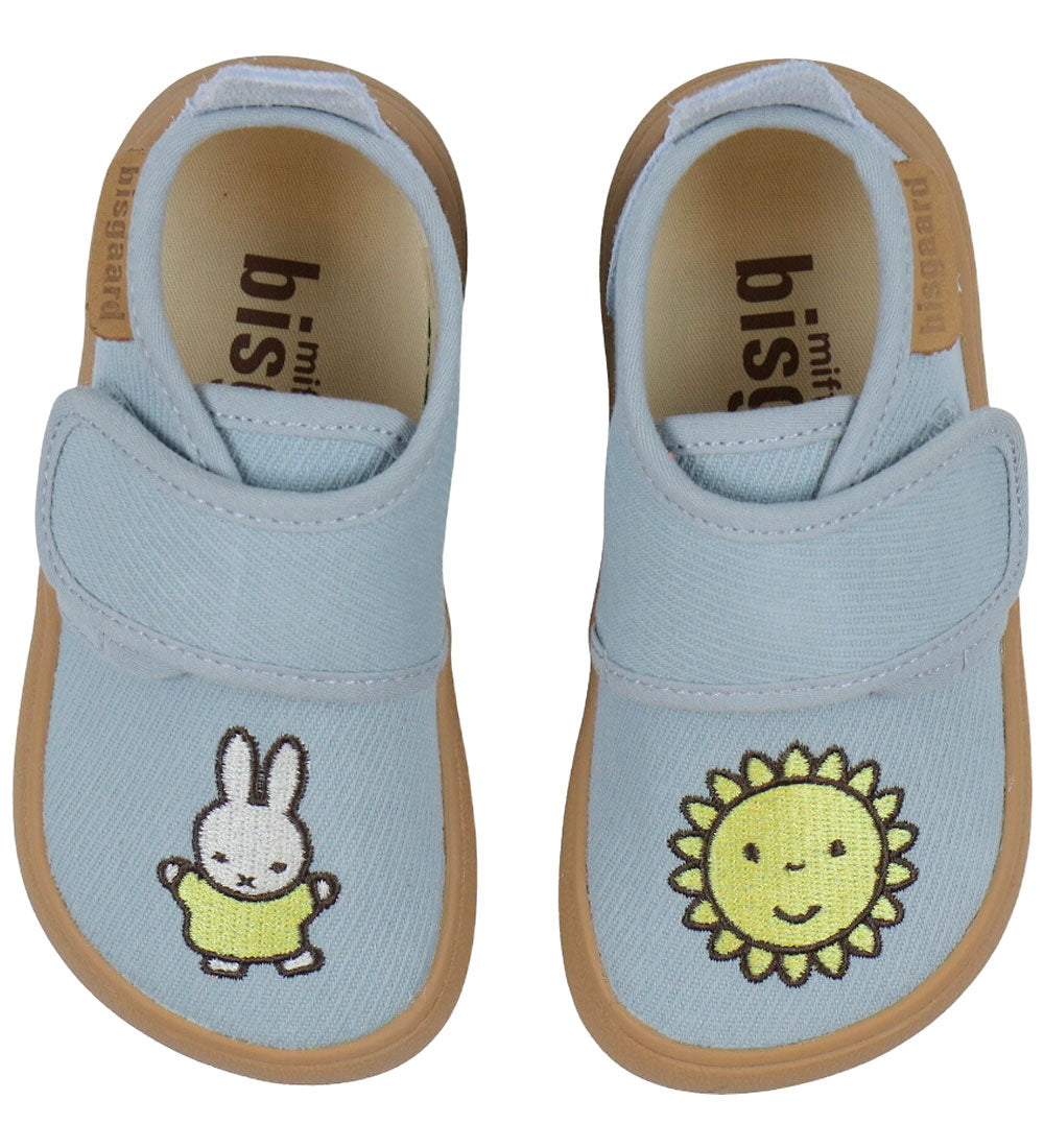 Miffy x Bisgaard Barefoot Basic Hausschuhe Skyblue