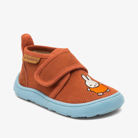 Miffy x Bisgaard Barefoot Basic Hausschuhe Terracotta
