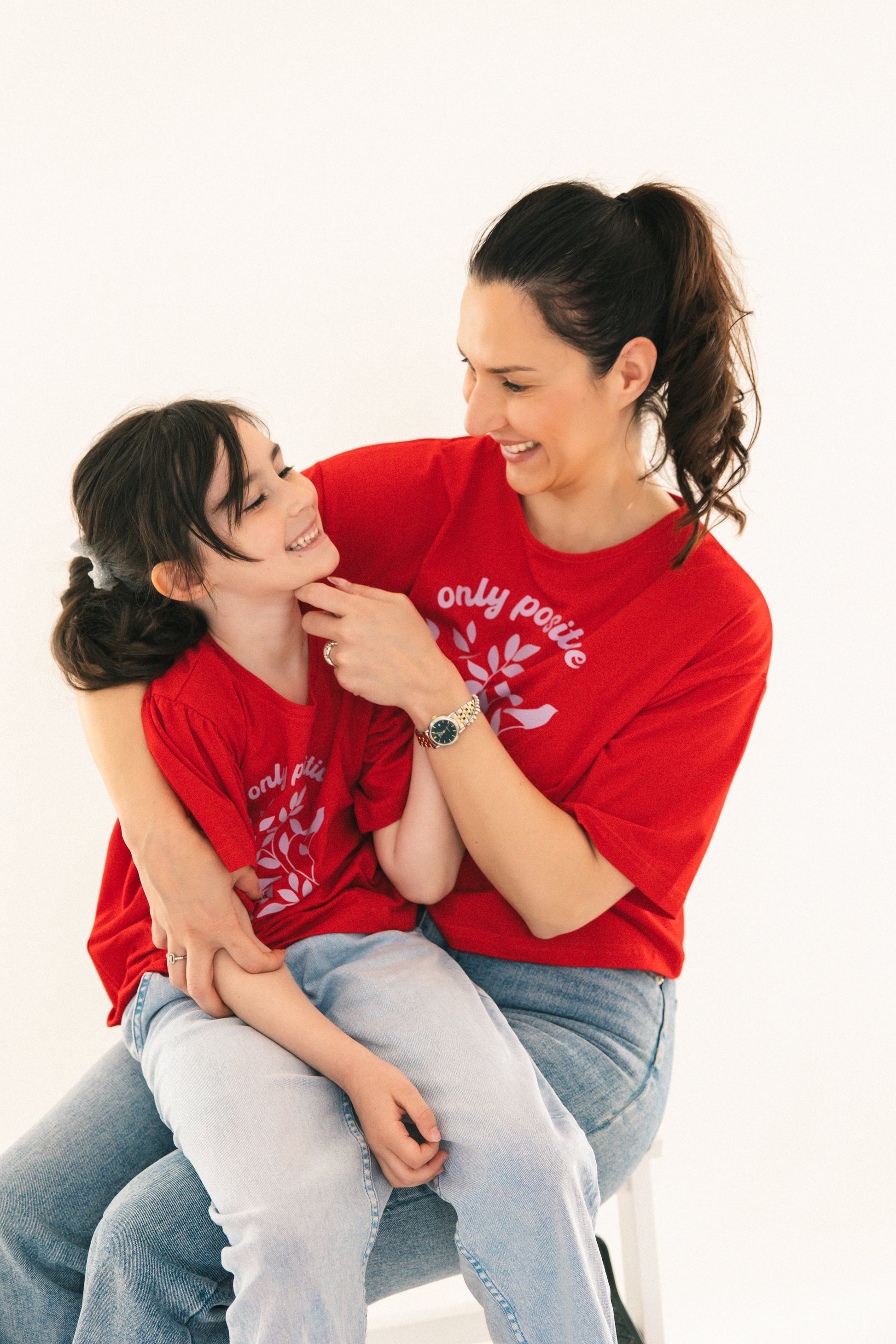 Positive Vibes Mädchen T-Shirt