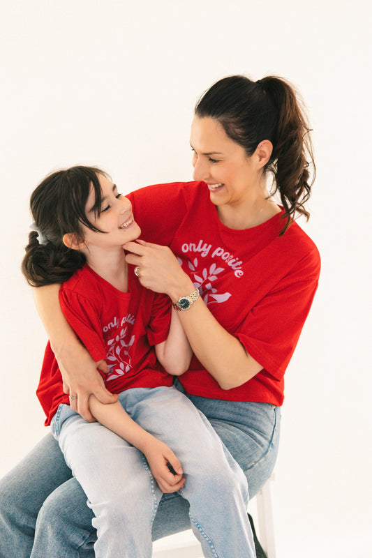 Positive Vibes Mädchen T-Shirt