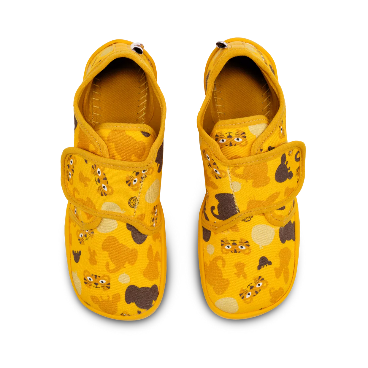 Affenzahn Slipper Cotton Movy Tiger Yellow