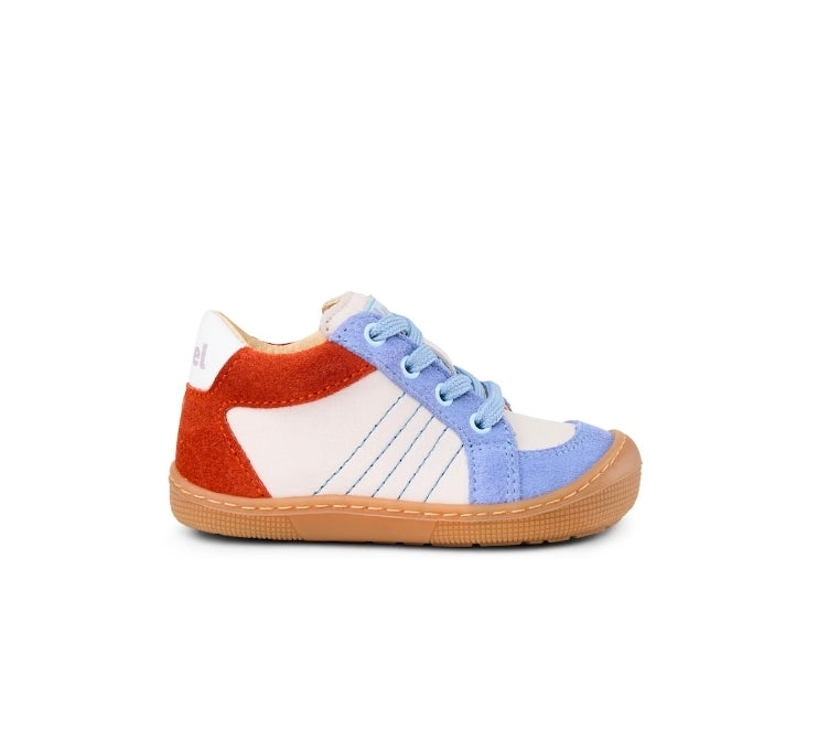 Koel Barefoot Dion Suede Aqua – Kinder Barfußschuhe aus Veloursleder in Aqua-Blau