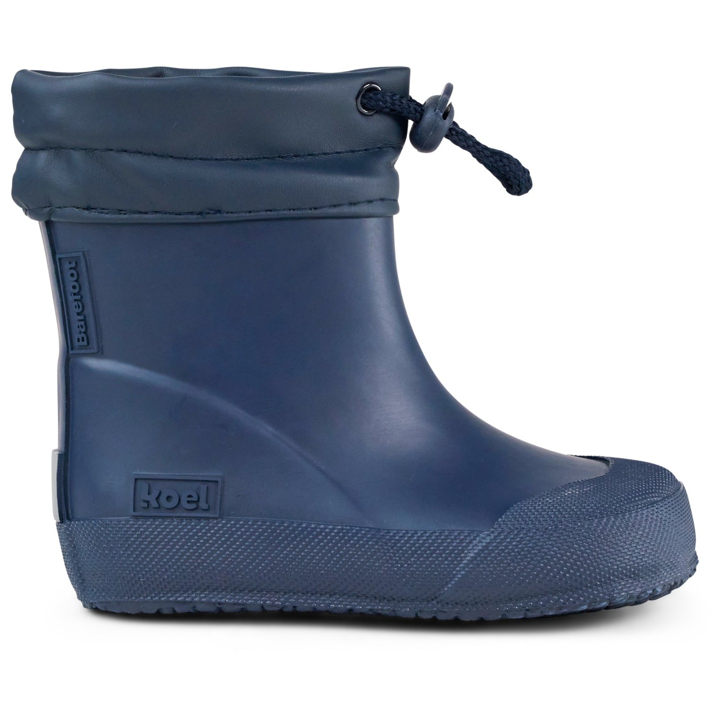 KOEL Wellie Blue - Barfuß-Gummistiefel für breite Kinderfüße
