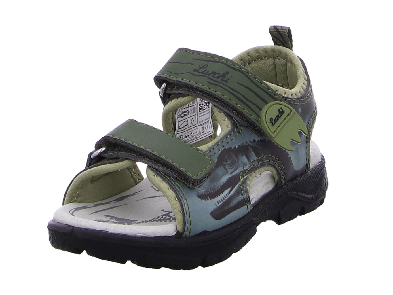 Lurchi Kraptor Kindersandale olive Klettverschluss Ansicht 2