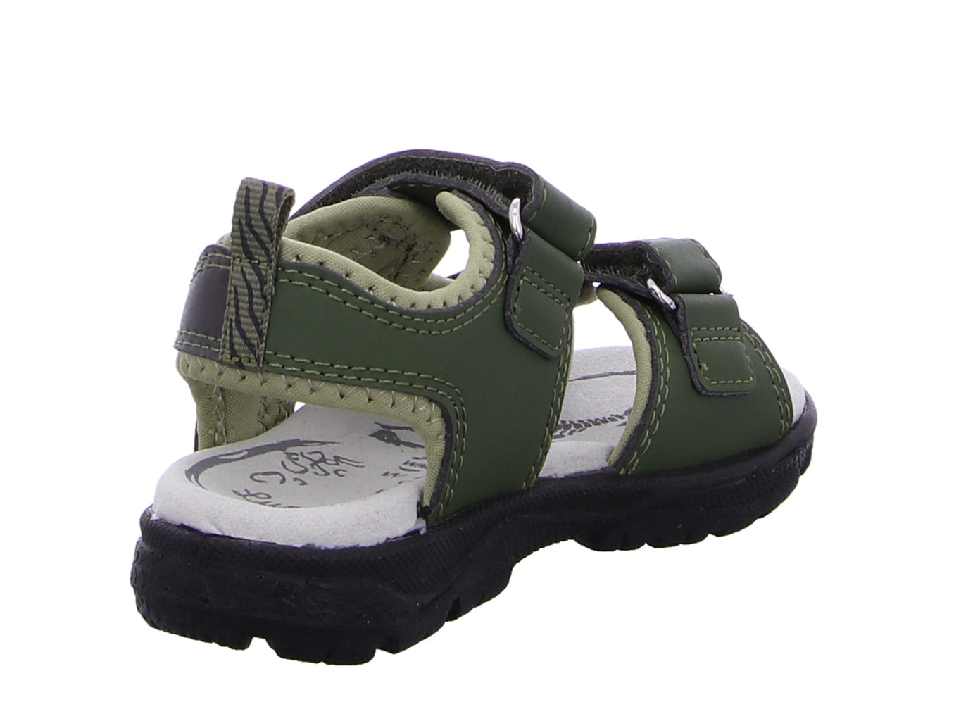 Lurchi Kraptor Kindersandale olive Klettverschluss Ansicht 3