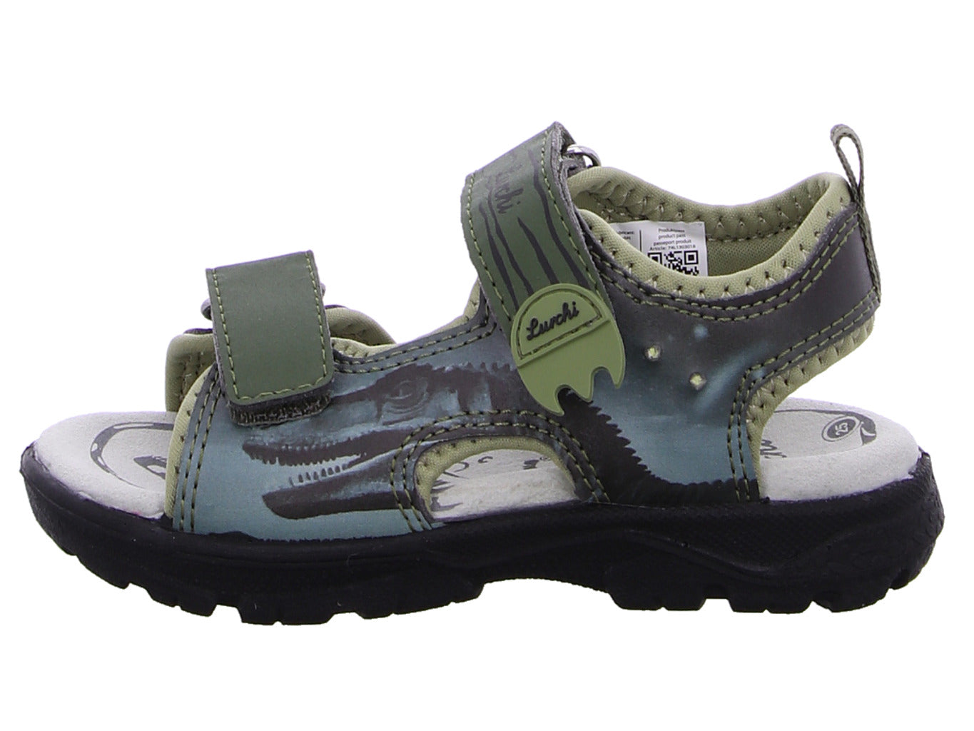 Lurchi Kraptor Kindersandale olive Klettverschluss Ansicht 4