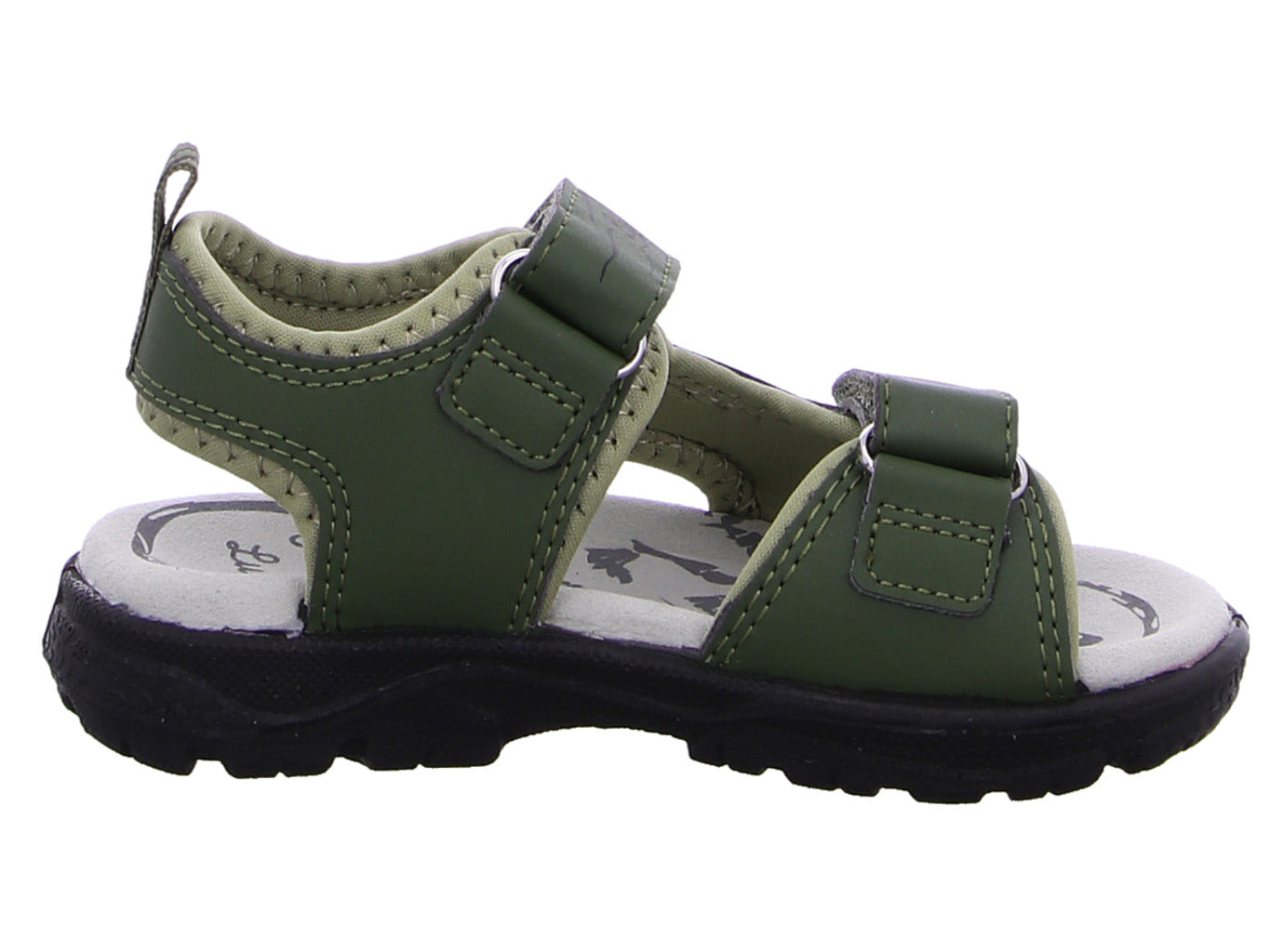 Lurchi Kraptor Kindersandale olive Klettverschluss Ansicht 5