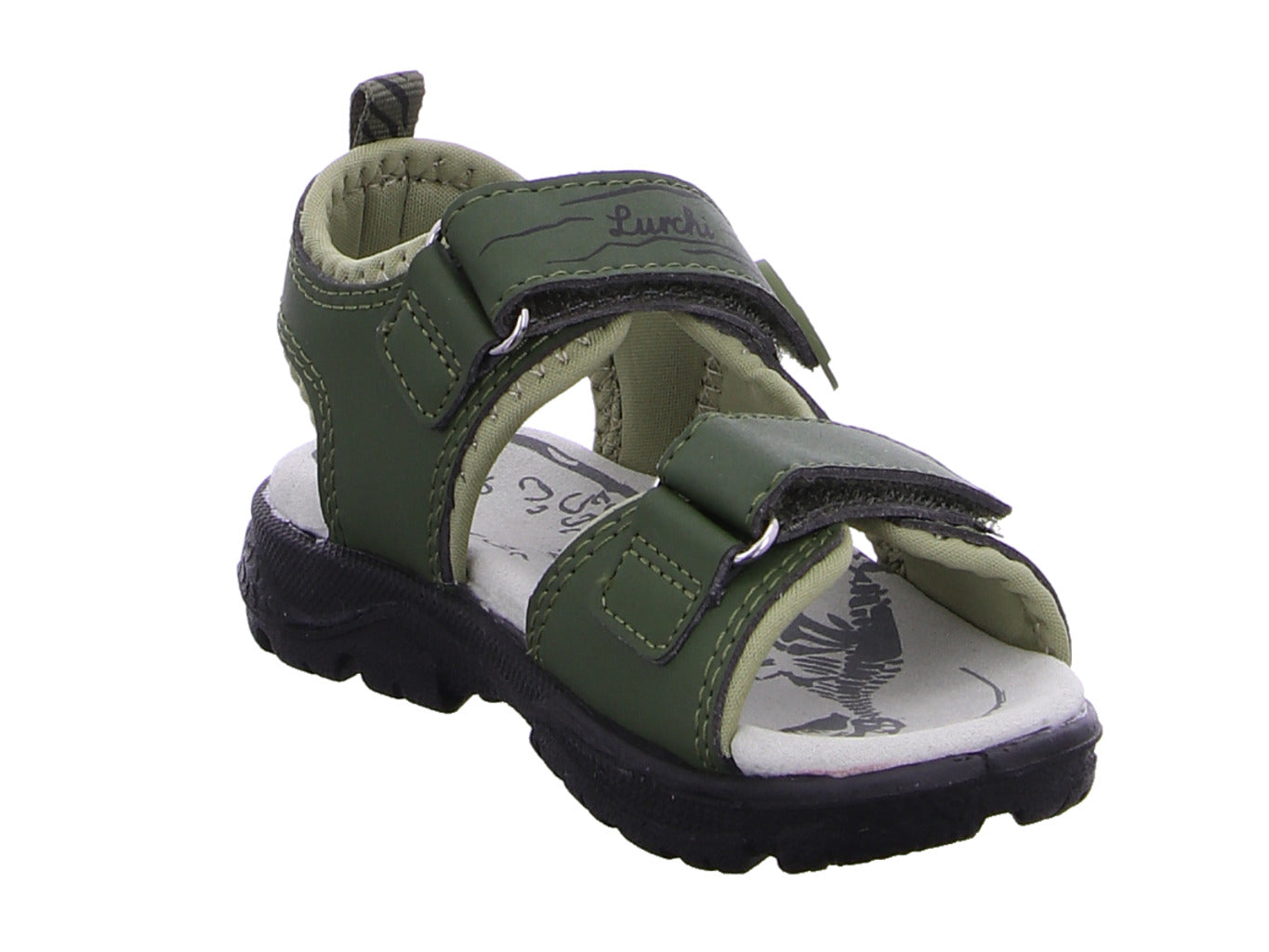 Lurchi Kraptor Kindersandale olive Klettverschluss Ansicht 7