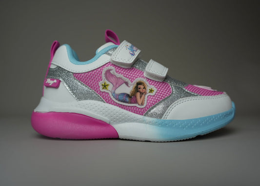 Primigi Mesh Fuxia Bianc mit Blink Effekt