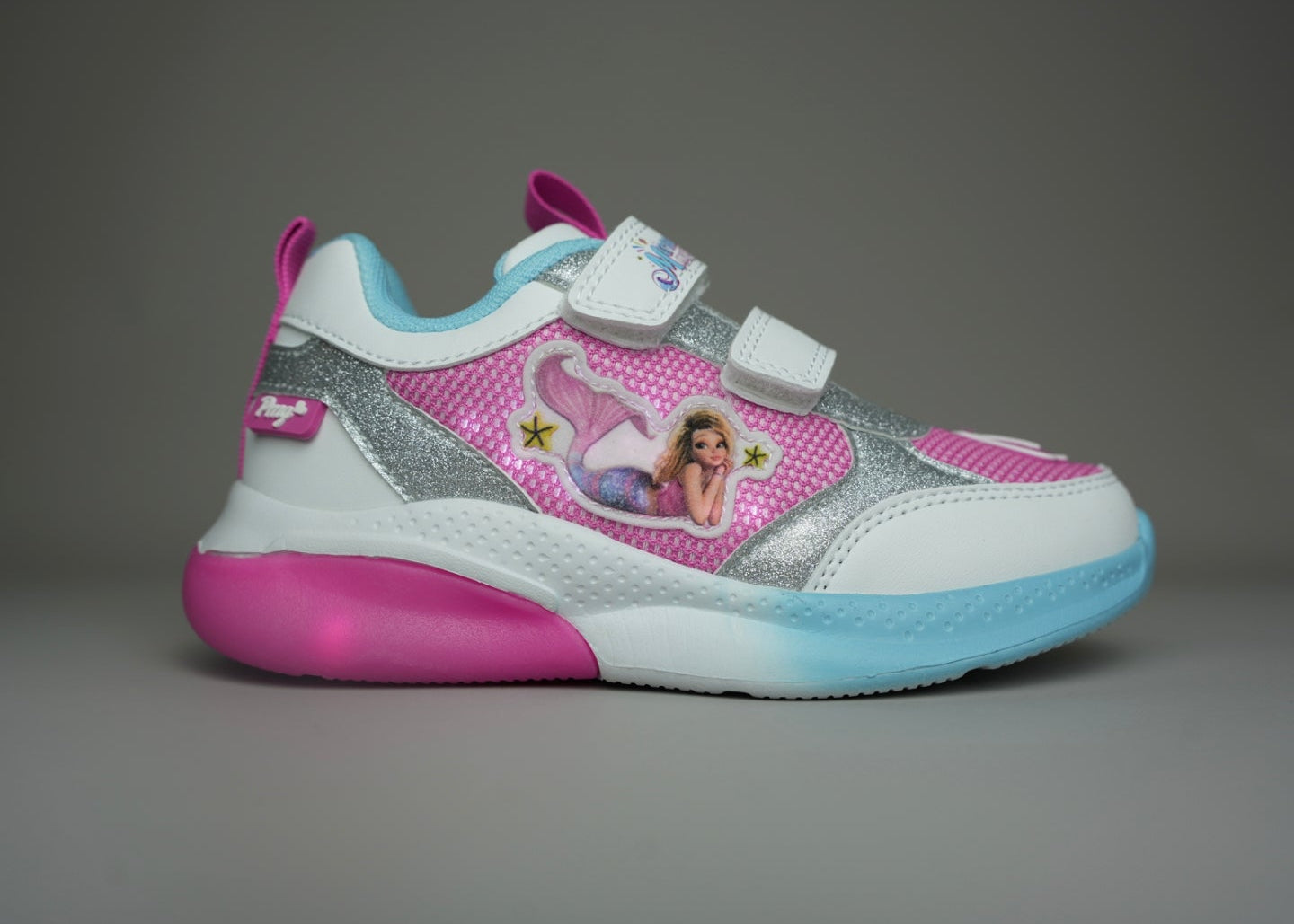Primigi Mesh Fuxia Bianc mit Blink Effekt