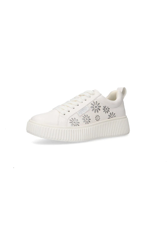 Dockers by Gerli Sneaker Weiß mit blumen