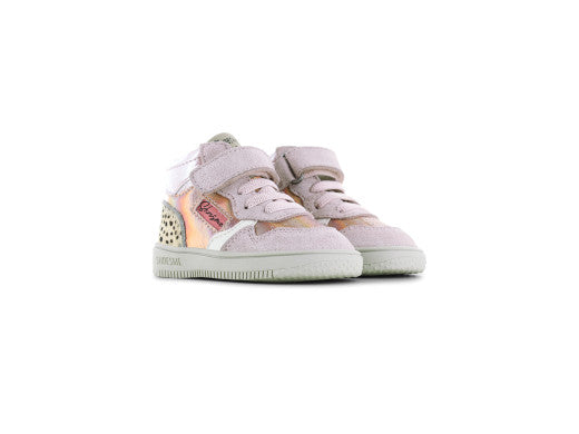 shoesme rosa Sneaker mit Leo Muster BN25W008-I – Roségold