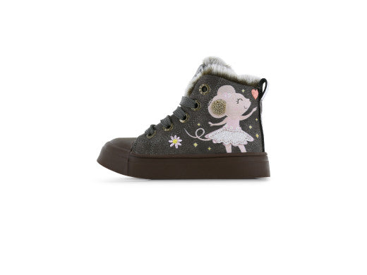 shoesme Sneaker SH26W035-A – Dunkelbraun Maus